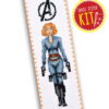 Counted Cross Stitch Kit of Bookmark "The Avengers: Black Widow"