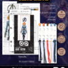Counted Cross Stitch Kit of Bookmark "The Avengers: Black Widow"