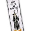 Counted Cross Stitch Kit of Bookmark "Gandalf the Grey: I Want You for an Adventure"