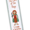 Counted Cross Stitch Kit of Bookmark "Lord of The Rings: Frodo Baggins"