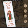 Counted Cross Stitch Kit of Bookmark "Lord of The Rings: Frodo Baggins"