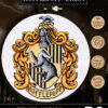 Counted Cross Stitch Kit "Hufflepuff Crest"