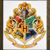 Counted Cross Stitch Kit "Harry Potter: Hogwarts Crest"