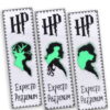 Embroidery Kits "Patronuses" - Set of 3 DIY Counted Cross Stitch Luminous Bookmarks - Glow-in-The-Dark