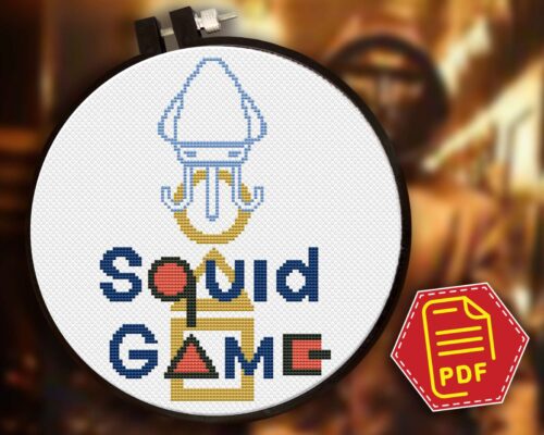 TV Series Cross Stitch Pattern "Squid Game" - Download in PDF