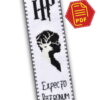 Counted Cross Stitch Pattern of Bookmark "Harry Potter: Expecto Patronum" - Download in PDF