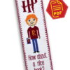 Counted Cross Stitch Pattern of Bookmark "Ron Weasley Quote: How about a nice book?" - Download in PDF