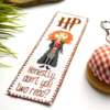 Counted Cross Stitch Pattern of Bookmark "Hermione Granger Quote: Honestly don't you two read?" - Download in PDF