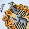 Counted Cross Stitch Pattern "Hufflepuff Crest" - Download in PDF