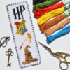Counted Cross Stitch Pattern of Bookmark "Harry Potter: Sorting Hat" - Download in PDF