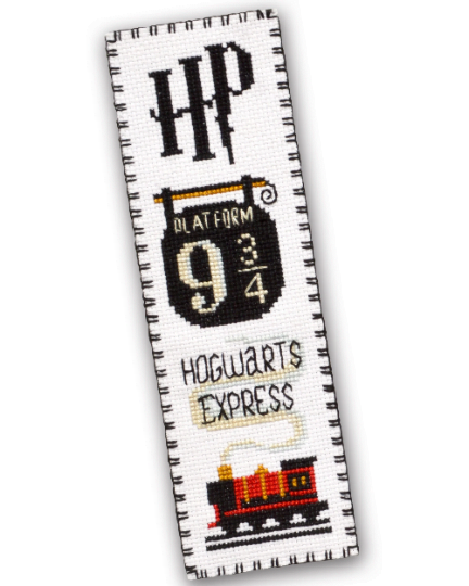 Counted Cross Stitch Pattern of Bookmark "Harry Potter: Hogwarts Express Train" - Download in PDF