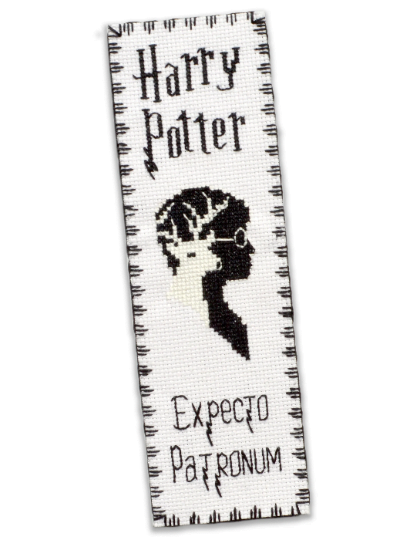 Counted Cross Stitch Pattern of Bookmark "Harry Potter: Expecto Patronum" - Download in PDF