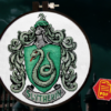 Counted Cross Stitch Pattern "Slytherin Crest" - Download in PDF