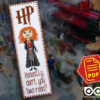 Counted Cross Stitch Pattern of Bookmark "Hermione Granger Quote: Honestly don't you two read?" - Download in PDF