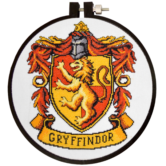 Counted Cross Stitch Pattern "Gryffindor Crest" - Download in PDF
