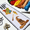 Counted Cross Stitch Pattern of Bookmark "Harry Potter: Sorting Hat" - Download in PDF