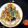 Counted Cross Stitch Pattern 'Hogwarts School Crest' - Download in PDF