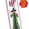 Free Counted Cross Stitch Bookmark Pattern "Professor of Hogwarts: Minerva McGonagall" - Download in PDF