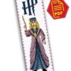 Free Bookmark cross stitch pattern "Dumbledore - Headmaster of Hogwarts" - Download in PDF