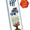 Counted Cross Stitch Bookmark Pattern "Harry Potter: Whomping Willow" - Download in PDF