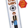 Free Bookmark Cross Stitch Pattern "Star Wars: Han Solo" - Download in PDF