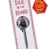 Counted Cross Stitch Pattern of Bookmark "Game of Thrones: The Hand of the King" – Download in PDF