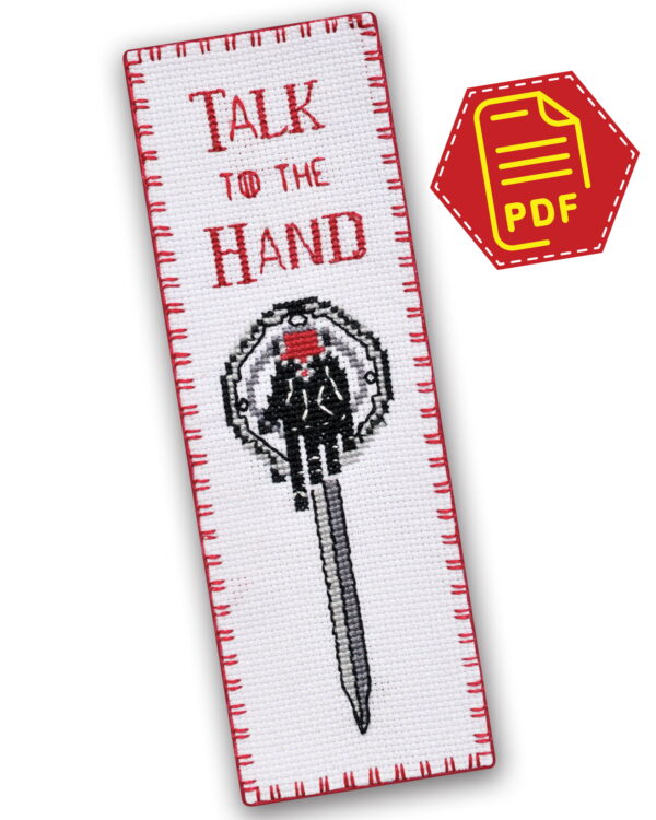 Counted Cross Stitch Pattern of Bookmark "Game of Thrones: The Hand of the King" – Download in PDF