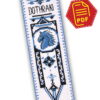 Counted Cross Stitch Pattern of Bookmark "Game of Thrones: Dothraki Clan" - Download in PDF