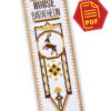 Counted Cross Stitch Pattern of Bookmark "Game of Thrones: House Baratheon" - Download in PDF