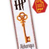 Counted Cross Stitch Bookmark Pattern "Alohomora-Unlocking Charm" - Download in PDF