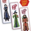 Set of 3 cross stitch pattern for embroidery bookmarks "Hogwarts Staff" - Download in PDF KSK-138-139-140