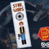 Free Bookmark Cross Stitch Pattern "Star Wars: Han Solo" - Download in PDF