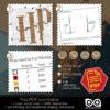 Counted Cross Stitch Bookmark Pattern "Harry Potter: Quidditch" - Download in PDF