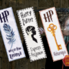 Set of 3 Cross Stitch Bookmark Patterns "Harry Potter: Magic Spells and Charms" - Download in PDF
