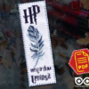 Counted Cross Stitch Kit of Bookmark "Harry Potter: Wingardium Leviosa" - Download in PDF