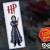 Counted Cross Stitch Bookmark Pattern "Professor of Hogwarts: Severus Snape" - Download in PDF