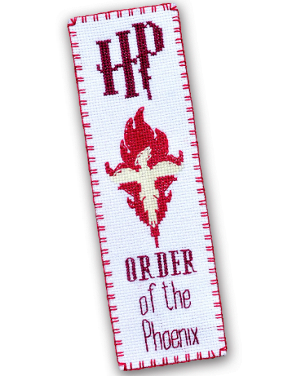 Bookmark Cross Stitch Pattern "Harry Potter: Order of the Phoenix" - Download in PDF