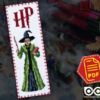 Free Counted Cross Stitch Bookmark Pattern "Professor of Hogwarts: Minerva McGonagall" - Download in PDF