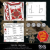 Counted Cross Stitch Pattern of Bookmark "Game of Thrones: House Targaryen" - Download in PDF