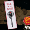 Counted Cross Stitch Pattern of Bookmark "Game of Thrones: The Hand of the King" – Download in PDF