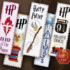 Set of 5 Bookmark Cross Stitch Patterns "Harry Potter: Magical Creatures and Objects" - Download in PDF