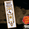 Counted Cross Stitch Pattern of Bookmark "Game of Thrones: House Baratheon" - Download in PDF