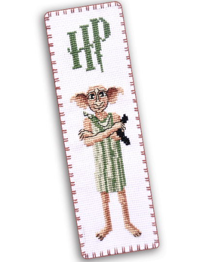 Free Harry Potter Bookmark Cross Stitch Pattern "House-elf Dobby" – Download in PDF