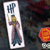 Free Bookmark cross stitch pattern "Dumbledore - Headmaster of Hogwarts" - Download in PDF