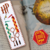 Counted Cross Stitch Bookmark Pattern 'Quidditch Pitch' - Download in PDF