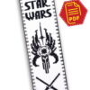 Free Counted Cross Stitch Pattern of Bookmark "Star Wars: Jedi Order" - Download in PDF