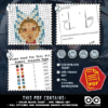 Counted Cross Stitch Pattern of Bookmark "Star Wars: Ahsoka Tano" - Download in PDF