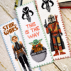 Counted Cross Stitch Pattern of Bookmark "Star Wars: Ahsoka Tano" - Download in PDF