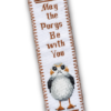 Counted Cross Stitch Pattern of Bookmark "Star Wars: Porg" - Download in PDF
