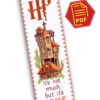 Counted Cross Stitch Bookmark Pattern "The Burrow: It's Not Much But It's Home" - Download in PDF